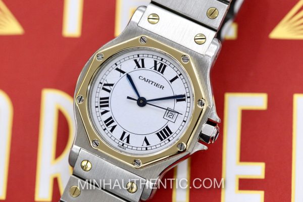 Cartier Santos Octagon Automatic 30mm 18k Gold/Steel