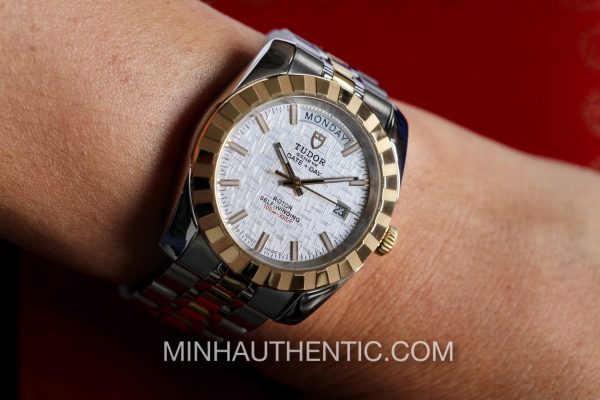 Tudor Classic Date-Day Automatic 18k Gold/Steel 23013