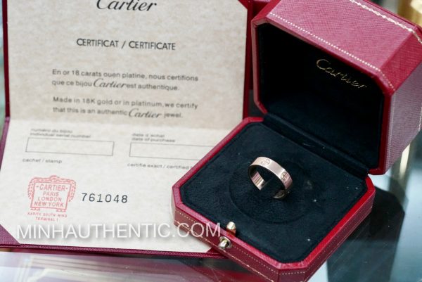 Cartier LOVE ring 18k Rose Gold