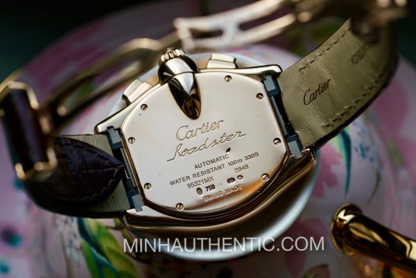 Cartier Roadster Chronograph 18k Rose Gold 2848 W62042Y5