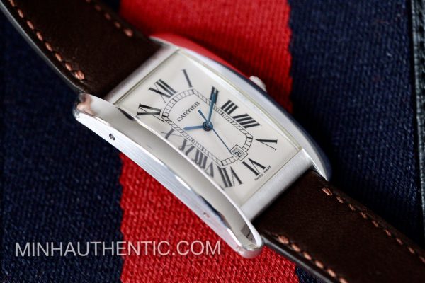 Cartier Tank Americaine Automatic 18k White Gold 1741 W2603256