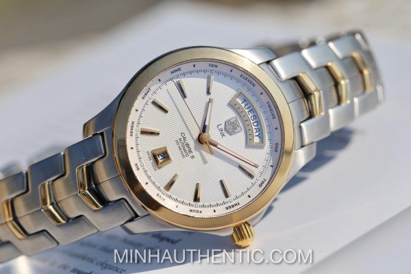 Tag Heuer Link Day Date Automatic 18kG/Steel WJF2050.BB0593