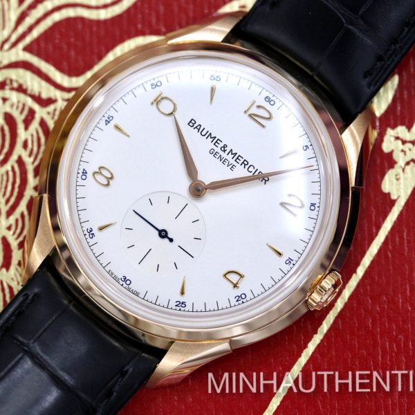 BAUME MERCIER CLIFTON 18K ROSE GOLD M0A10060