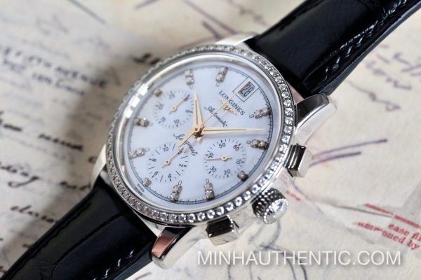 Longines Conquest Chronograph Diamond/MOP L1.141.0.87.3