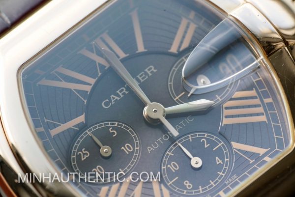 Cartier Roadster Chronograph 18k Rose Gold 2848 W62042Y5