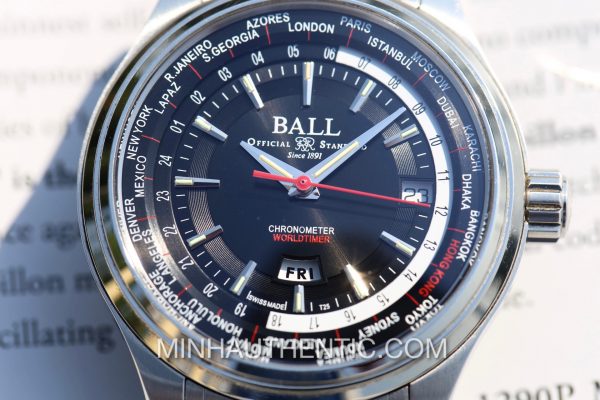 Ball Trainmaster Worldtime Chronometer GM2020D-S4CJ-BK