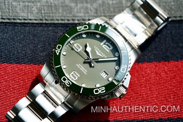 Longines Hydroconquest Ceramic 41mm Green L3.781.4.06.6