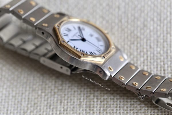 Cartier Santos Octagon Automatic 30mm 18k Gold/Steel