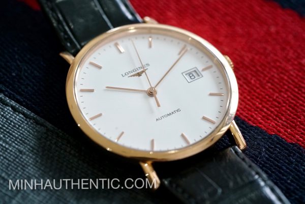 Longines Elegant 18k Rose Gold Automatic L4.787.8.12.4