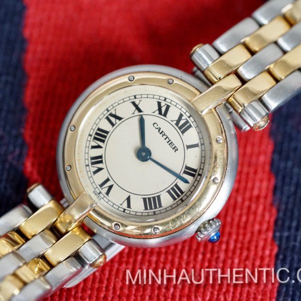 Cartier Panthere Vendome 2-row 18k Gold/Steel