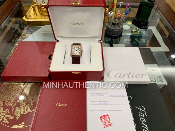 Cartier Tank Solo XL 18k Rose Gold W5200026