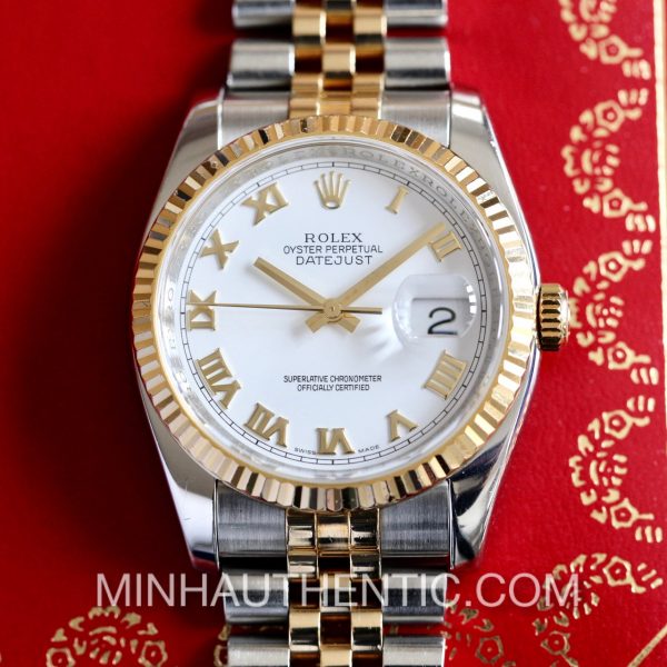 Rolex Datejust 18k Yellow Gold/Steel 116233WRJ