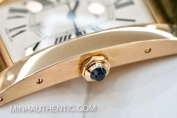 Cartier Tank Sapphire Crown