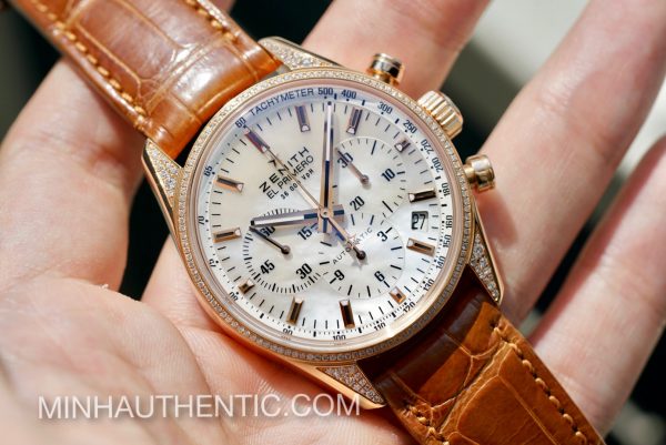 Zenith El Primero MoP Diamond 18k RG 22.2150.400/82.C709