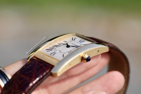 Cartier Tank Americaine Automatic 18k Gold 1740