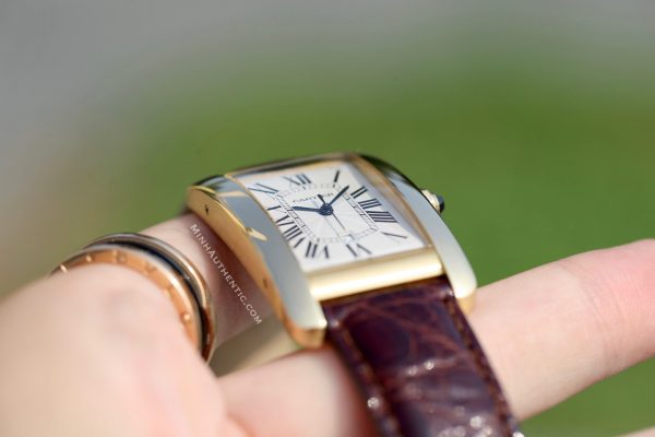 Cartier Tank Americaine Automatic 18k Gold 1740