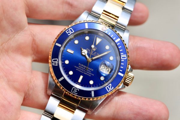 Rolex Submariner Date Blue 18k Gold/Steel 16613