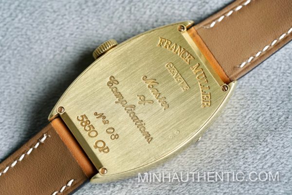 Franck Muller Cintree Curvex Perpetual Calendar 18k Green Gold 5850 QP