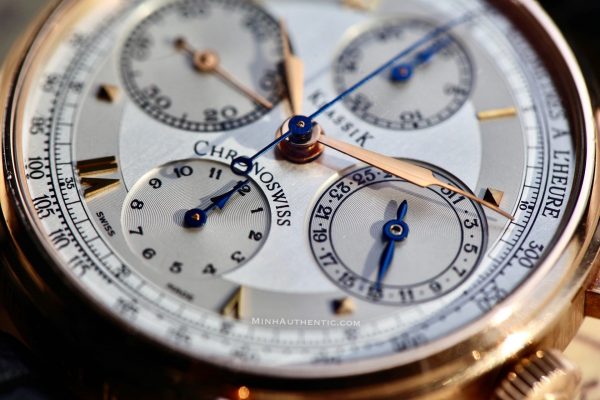 Chronoswiss Klassik Chronograph 18k Rose Gold CH7401R