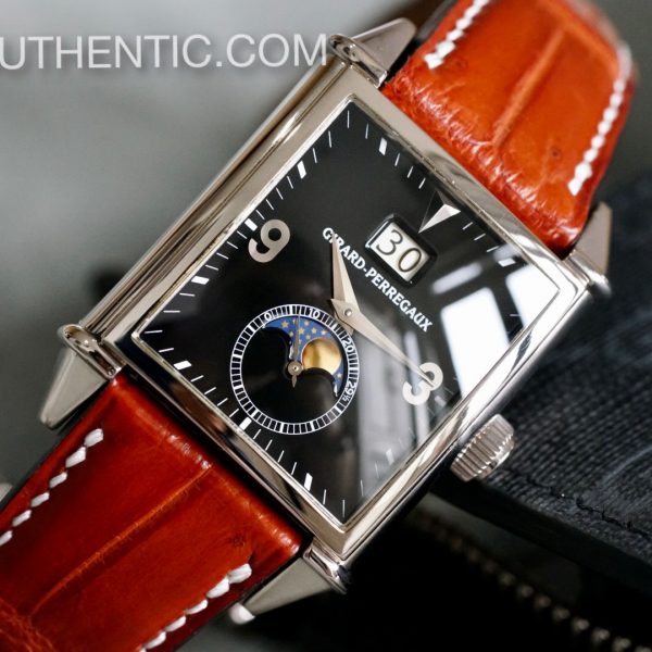 Girard Perregaux Vintage 1945 Big-Date Moonphase 18kWG ref. 2580