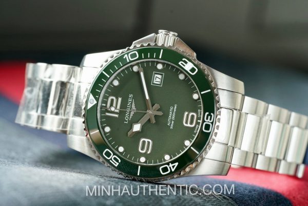 Longines Hydroconquest Ceramic 41mm Green L3.781.4.06.6