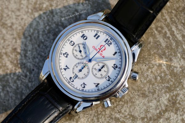 Omega De Ville Olympic Automatic Co-axial Chronometer Chronograph 4846.20.32