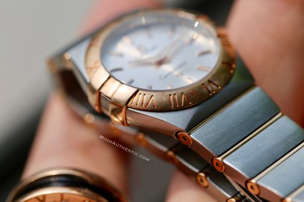 Omega Constellation 18k Rose Gold/Steel 123.20.27.60.02.001