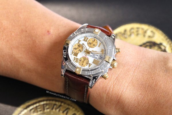 Breitling Chrono Galactic 18k Gold/Steel B13358