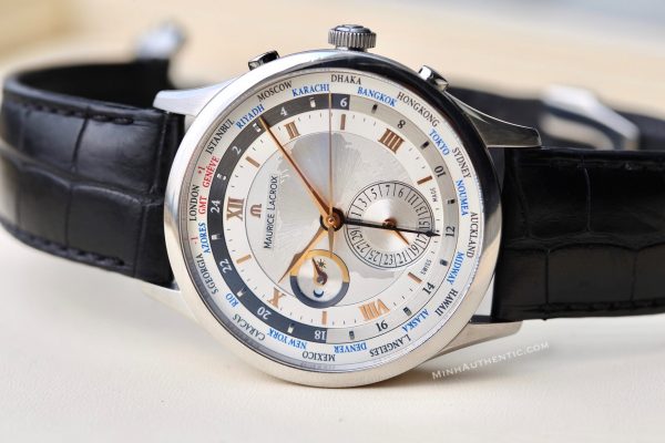 Maurice Lacroix Masterpiece Tradition Worldtimer Automatic MP6008-SS001-110