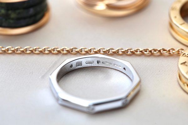 Bvlgari Fedi 18k White Gold Diamond Ring AN852271