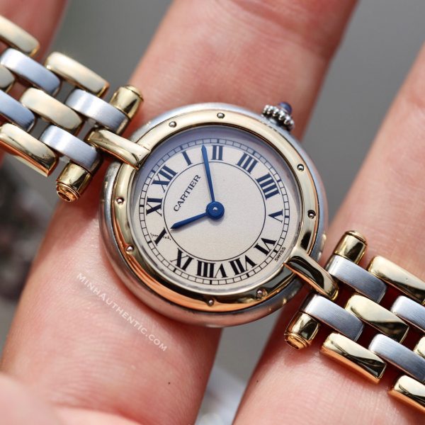 Cartier Panthere Vendome 3-Row 18k Gold/Steel