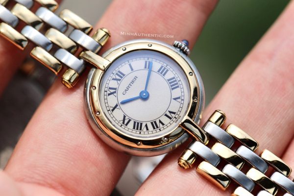 Cartier Panthere Vendome 3-Row 18k Gold/Steel