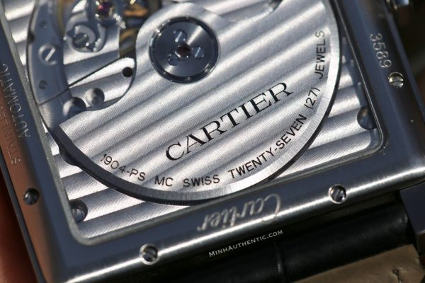 Cartier Tank MC Blue Dial WSTA0010