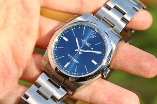 Rolex Oyster Perpetual Blue 114300