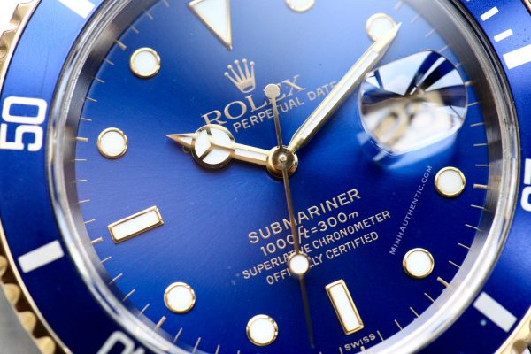 Rolex Submariner Date Blue 18k Gold/Steel 16613