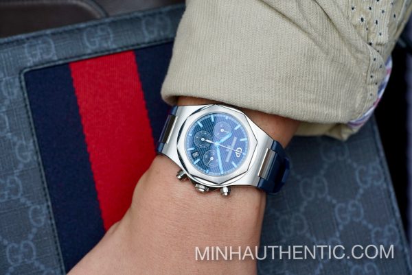 Girard Perregaux Laureato Chronograph 38mm Blue