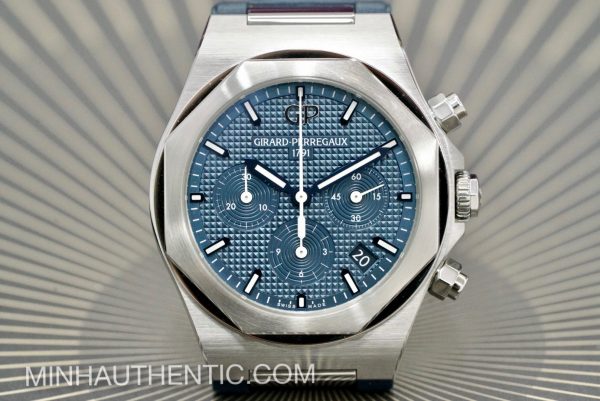 Girard Perregaux Laureato Chronograph 38mm Blue