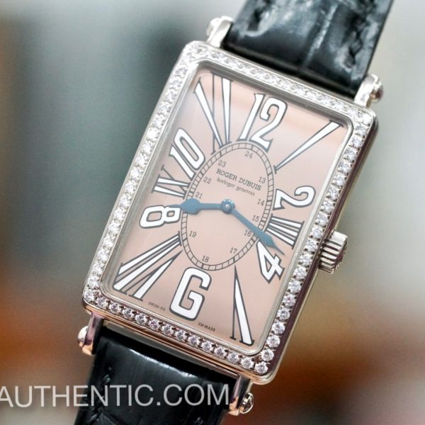 Roger Dubuis Much More 18k White Gold Diamond Salmon Dial Limited Edition