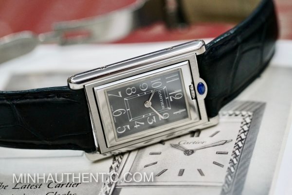 Cartier Tank Basculante Quartz 2405 - Hình ảnh 3