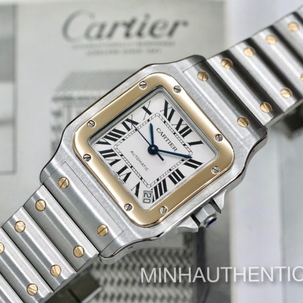 Cartier Santos Galbee XL 2823 Automatic 18k Gold/Steel W20099C4
