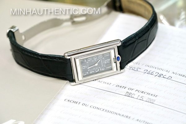 Cartier Tank Basculante Quartz 2405 - Hình ảnh 2