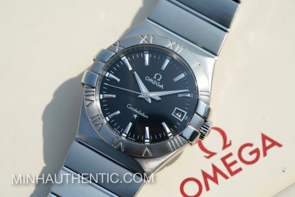 Omega Constellation Quartz 35mm Black 123.10.35.60.01.001 - Hình ảnh 2