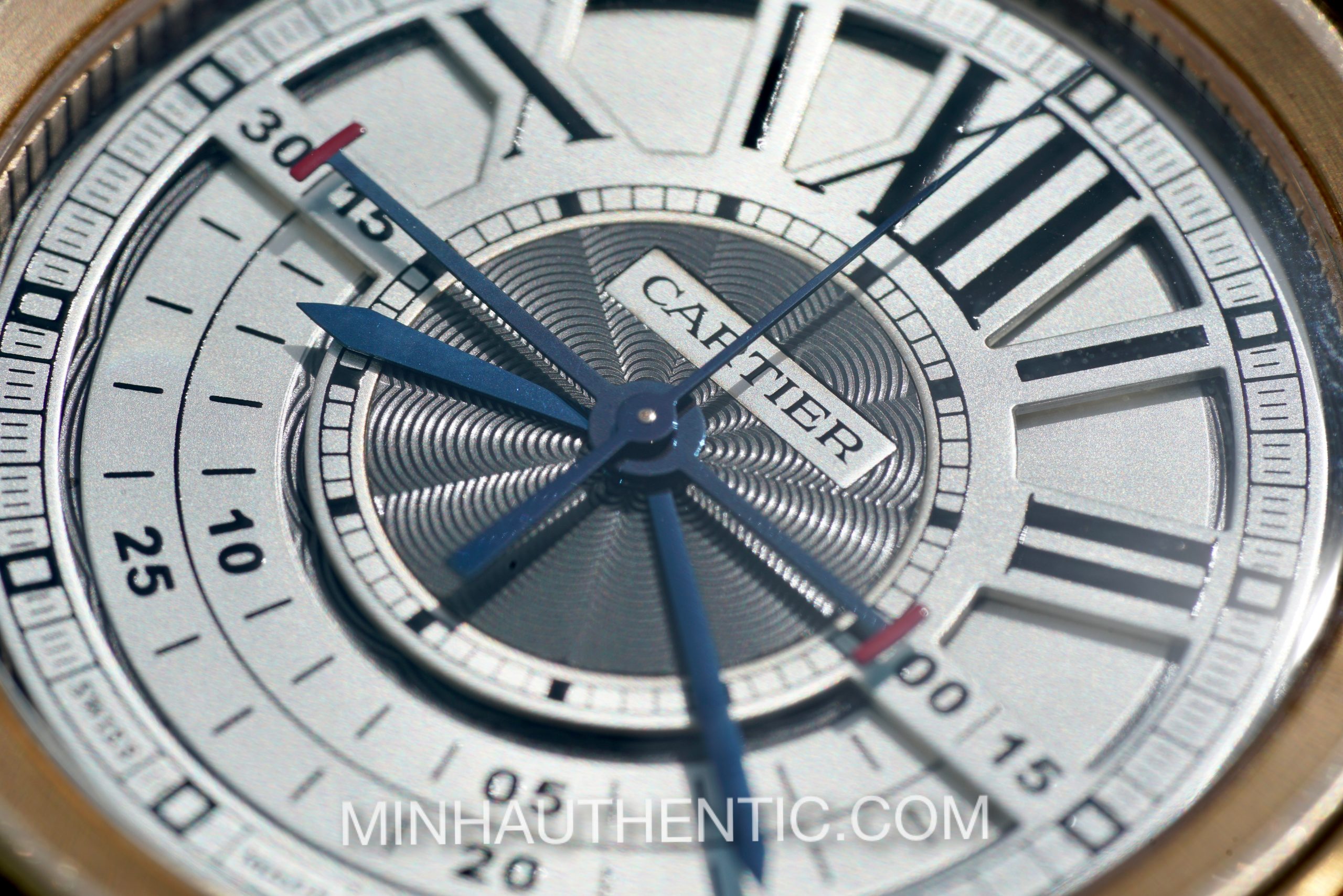 Cartier Calibre Chronograph dial
