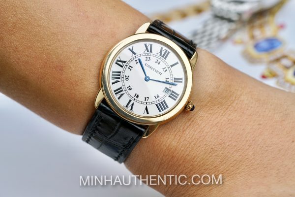 Cartier Ronde Solo 18k Gold W6700455 - Hình ảnh 2