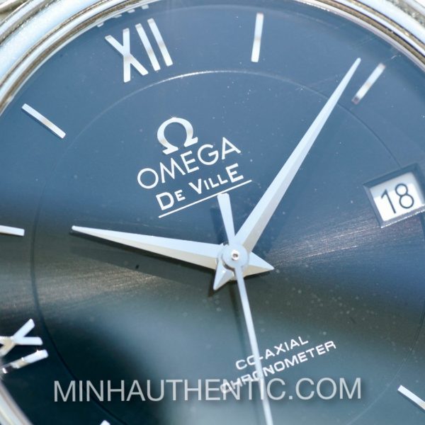 Omega De Ville Prestige 36.8mm Co-Axial Chronometer Black 424.10.37.20.01.001