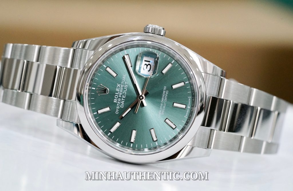 Rolex Datejust 36 Mint Green 1262000024 Minh Authentic