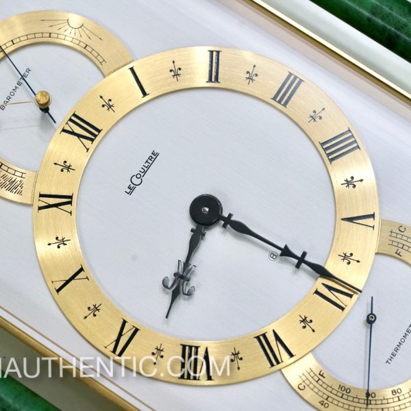 Jaeger LeCoultre 8 Days Thermometer & Barometer ref. 535 Clock