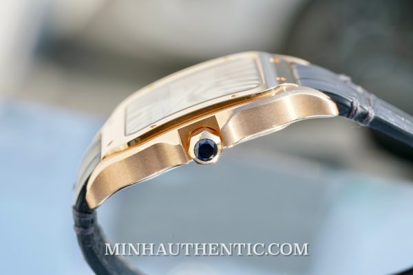 Cartier Santos Large 18k Rose Gold WSSA0019 - Hình ảnh 10