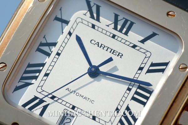 Cartier Santos Large 18k Rose Gold WSSA0019 - Hình ảnh 12