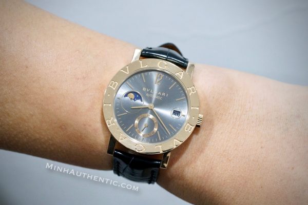 Bvlgari Moonphase 18k Yellow Gold BB38GLMP/C5